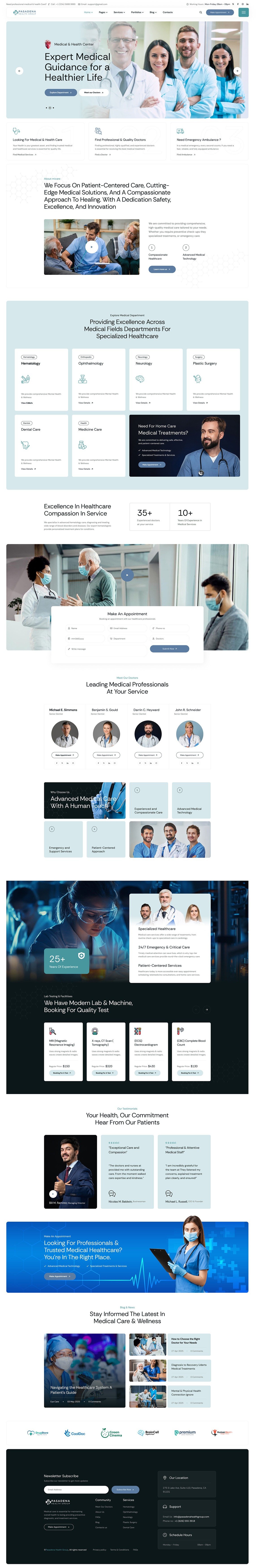 Website Landing Page